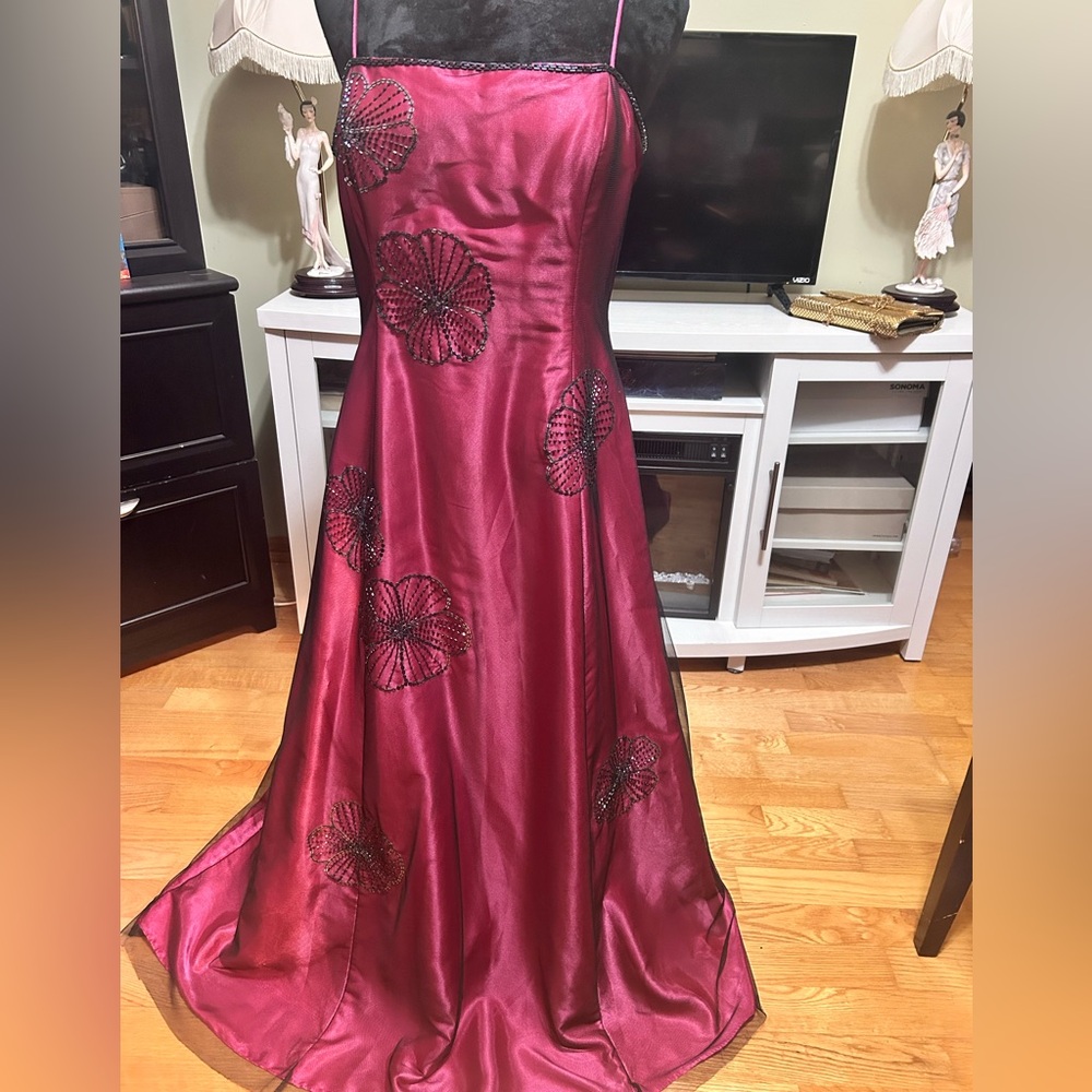Blondie Nites Pink Dress with Black Accents